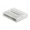 Breadboard DELOCK 18323 — transparentes Kunststoff, 36×46×10 mm
