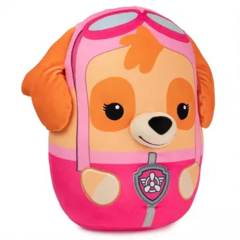 PAW Patrol Skye Squish Plüsch, offizielles Spielzeug aus der beliebten Zeichentrickserie, knautschbares Stofftier für Kinder ab 1 Jahr, 12 Zoll