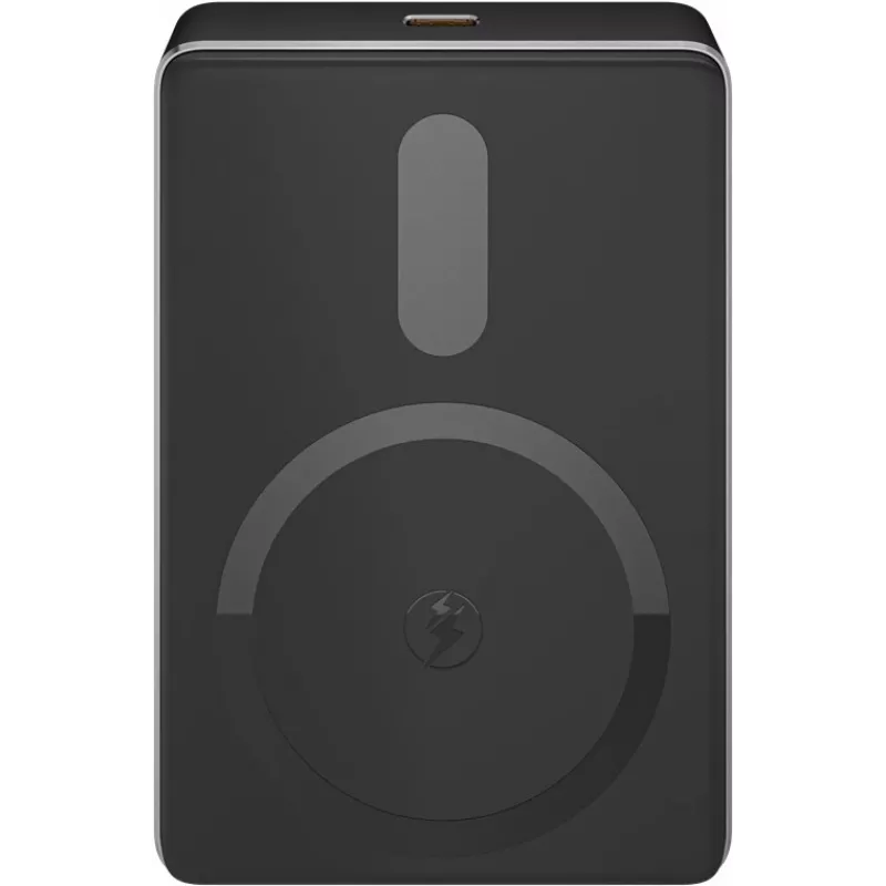 Goobay Magnetische kabellose Powerbank | 70183 | 10000 mAh | USB-C | Schwarz