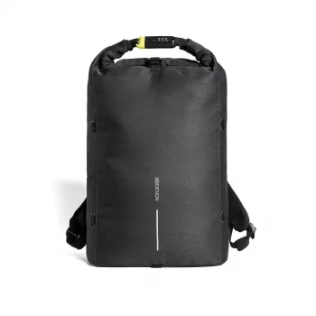 Rucksack XDDESIGN Urban Lite Schwarz — 21 L (erweiterbar auf 27 L), 15,6-Zoll-Laptopfach, wasserabweisend, Trolley-Gurt