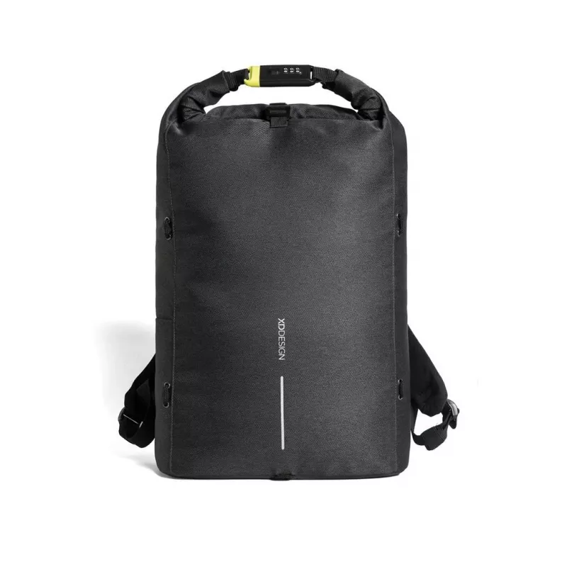 Rucksack XDDESIGN Urban Lite Schwarz — 21 L (erweiterbar auf 27 L), 15,6-Zoll-Laptopfach, wasserabweisend, Trolley-Gurt
