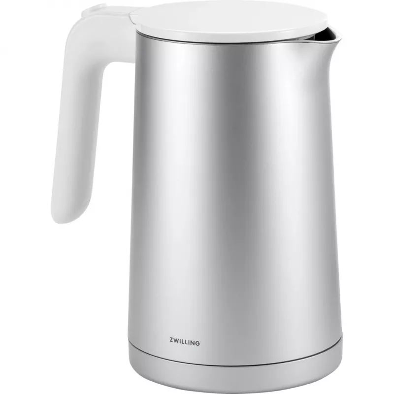 Elektrischer Wasserkocher ZWILLING 1 l 1850 W Edelstahl, 360°-Basis, Warmhaltefunktion