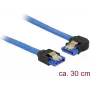 SATA-Kabel DeLOCK 84984 0,3 m SATA 7-polig Schwarz Blau