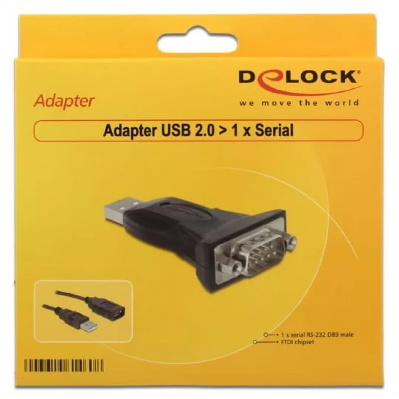 USB-zu-Seriell-Adapter DeLOCK 61460