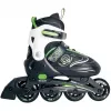 Verstellbare Kinderinliner Gr. 37-40, Inline-Skates grün/schwarz