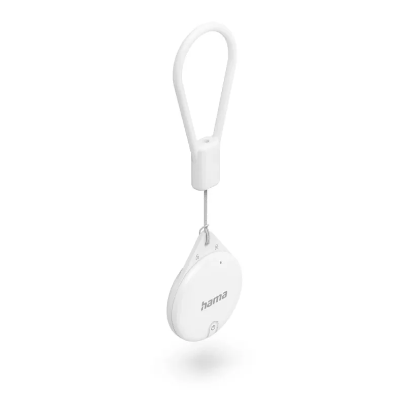 HAMA Item Finder 00185815 Bluetooth für Apple Wo ist? App, weiß — Tracker zum Auffinden persönlicher Gegenstände