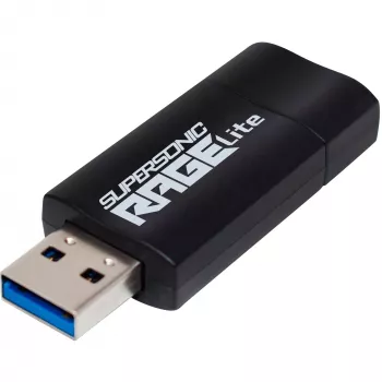 Flashdrive PATRIOT Rage Lite 1 TB 120 MB/s USB 3.2 ausziehbar Schwarz (PEF1TBRLB32U)