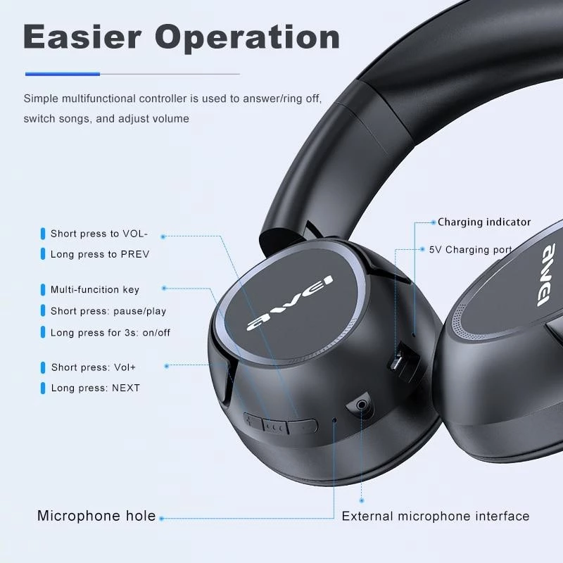 Bluetooth-Kopfhörer Awei A770BL