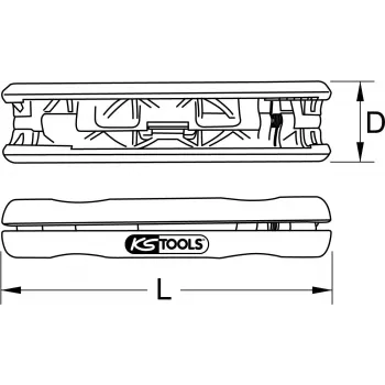 Koaxial-Abisolierer ks tools 115.1002 für Koaxialkabel Ø 4,8–7,5 mm