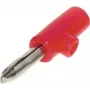 Bananenstecker ShiverPeaks 56200-R, rot — Audio-Steckverbinder für Lautsprecher und Verstärker