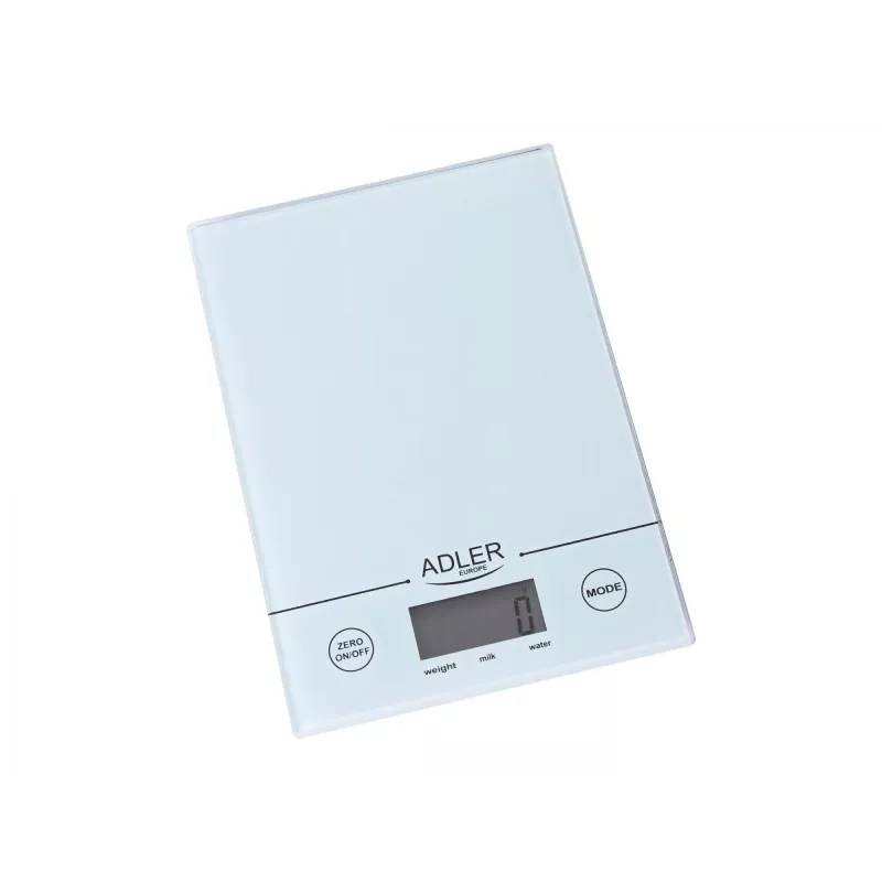 Adler AD 3138 w Küchenwaage Elektronische Küchenwaage Weiß Tischplatte Quadratisch