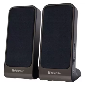 DEFENDER SPK-225 Kabelgebundene 2.0-Lautsprecher, 4 W RMS, USB/DC 5 V, 3,5 mm, schwarz
