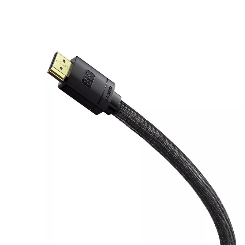Baseus High Definition Series HDMI 2.1 Kabel, 8K 60Hz, 3D, HDR, 48Gbps, 2m (schwarz)