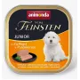 ANIMONDA Vom Feinsten Junior Geflügel und Truthahnherz - Nassfutter für Hunde - 150g