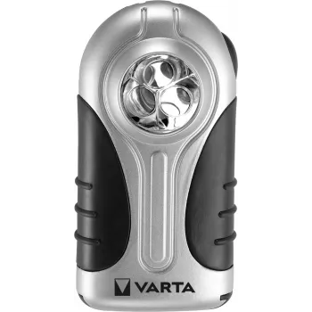 Handlampe Varta 16647 Schwarz Silber