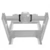 Asetek SimSports Front Mount für Podium Brackets - schwarz, 70 mm Lochkreis