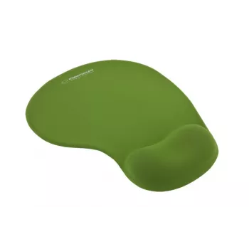 Mauspad ESPERANZA EA137G Gel mit Handgelenkauflage, einfarbig grün, rutschfeste Unterseite