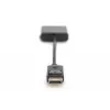 Assmann DisplayPort-Adapterkabel. DP - DVI (24+5) M/F. 0,15 m mit Verriegelung. DP 1.1 kompatibel. UL. bl. ohne Abschirmung. 32AWG (AK-340409-001-S)
