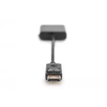 Assmann DisplayPort-Adapterkabel. DP - DVI (24+5) M/F. 0,15 m mit Verriegelung. DP 1.1 kompatibel. UL. bl. ohne Abschirmung. 32AWG (AK-340409-001-S)