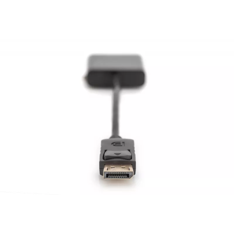 Assmann DisplayPort-Adapterkabel. DP - DVI (24+5) M/F. 0,15 m mit Verriegelung. DP 1.1 kompatibel. UL. bl. ohne Abschirmung. 32AWG (AK-340409-001-S)