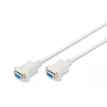 Assmann Nullmodem-Verbindungskabel. D-Sub9 B/B. 3,0 m. Snap-Hauben. be (AK-610100-030-E)