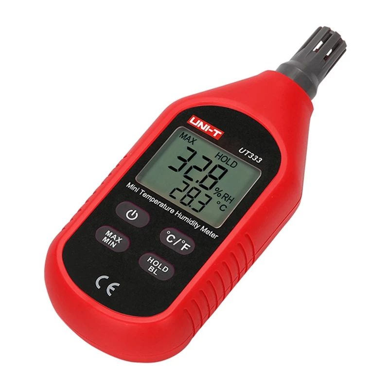 Mini Temperatur- und Feuchtigkeitsmessgerät UT333 — tragbares Thermo-Hygrometer für Temperatur- und relative Feuchtemessung