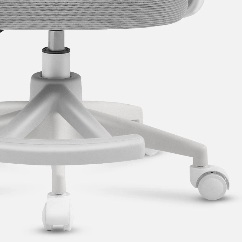 Drehstuhl mark adler Junior 4.5 Grau — ergonomischer Schreibtischstuhl, höhenverstellbar 40–50 cm, Netzrückenlehne, Rollenfußkreuz, Armlehnen, Lordosenstütze
