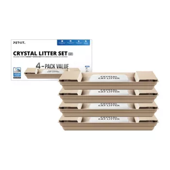 PETKIT Crystal Litter für Purobot Crystal Duo 4 Beutel