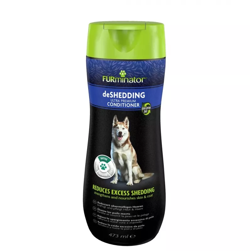 FURminator deShedding Ultra Premium - Fellpflegespülung für Hunde - 473ml