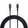 AUKEY CB-SCC241 USB-C Power Delivery PD 240W 5A 20V 1m Nylon Schwarz - D