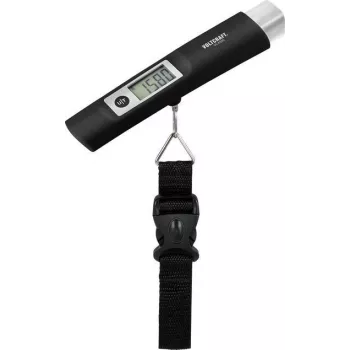 VOLTCRAFT VC-KS50 Kofferwaage Wiegebereich (max.) 50 kg Ablesbarkeit 10 g Schwarz, Hellgrau (VC-KS50)