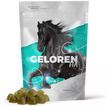 Pferdeergänzungsmittel CONTIPRO GELOREN Horse HA Joints 450 g — Gelenkunterstützung mit Hyaluronsäure, festes Sachet