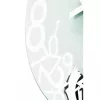NeXtime Uhr 8115 Dropped, Ø43 cm, Wand, Silber