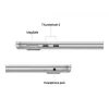 Apple MacBook Air 13,6 Zoll (2025) Laptop MW0W3D/A, Apple M4, 16 GB, 256 GB SSD, Silber