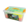 Spielzeugfahrzeug- und Schienen-Set Amewi 100614 mit AA-Batteriebetrieb (2 × AA), mehrfarbig rot