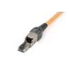 Digitus CAT 6A Field Termination Plug biegsam STP mit Staubschutzkappe RJ-45 Buchse Silber