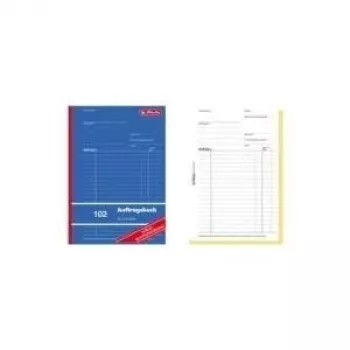 Administrationsbuch Herlitz 880427 Blau A4 80 Blatt