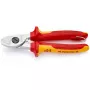 Knipex 95 16 165 T Kabelcrimper Crimpwerkzeug Schwarz, Gelb