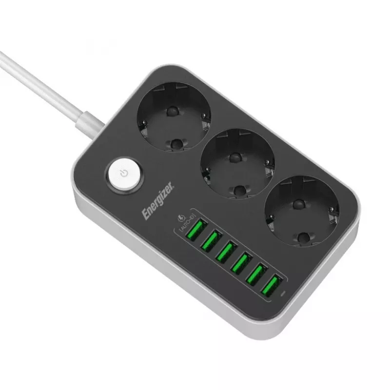 Tragbare Powerbank Energizer EPB2500W01EU 2500 mAh USB-Ausgang kompakter Ladegerät