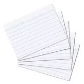 Karteikarte Herlitz 1150705 Weiß 100 Stück