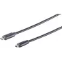 USB-Kabel S/CONN 77144-3.0 USB 2.0 2 m USB C Mini-USB A Schwarz