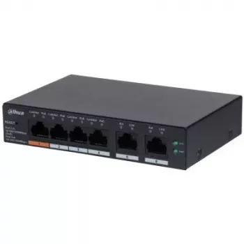 Dahua Technology DH-CS4006-4GT-60 Netzwerk-Switch Managed L2 Gigabit Ethernet (10/100/1000) Power over Ethernet (PoE) Schwarz