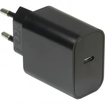 Ladegerät PD-2020, USB-C-Ladegerät (schwarz, ohne Kabel, PD 20 Watt, Quick-Charge 3.0)
