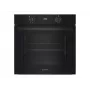 INDESIT Backofen | IO K55C B | 71 L | Elektro | Katalytisch | Elektronisch | Höhe 59,5 cm | Breite 59,5 cm | Schwarz