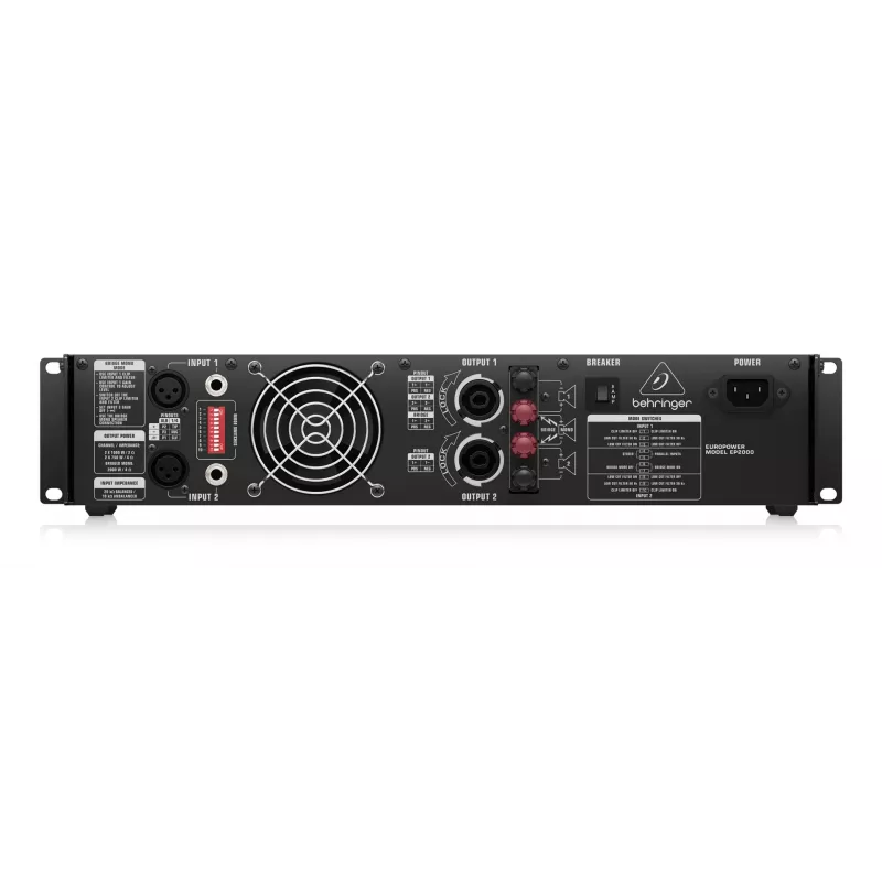 Behringer EP2000 Audioverstärker Performance/Bühne Schwarz