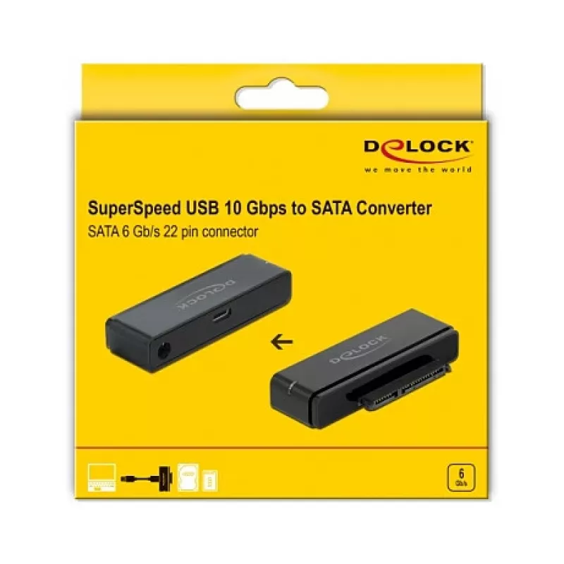 USB Type-C auf SATA Konverter DeLOCK 64188