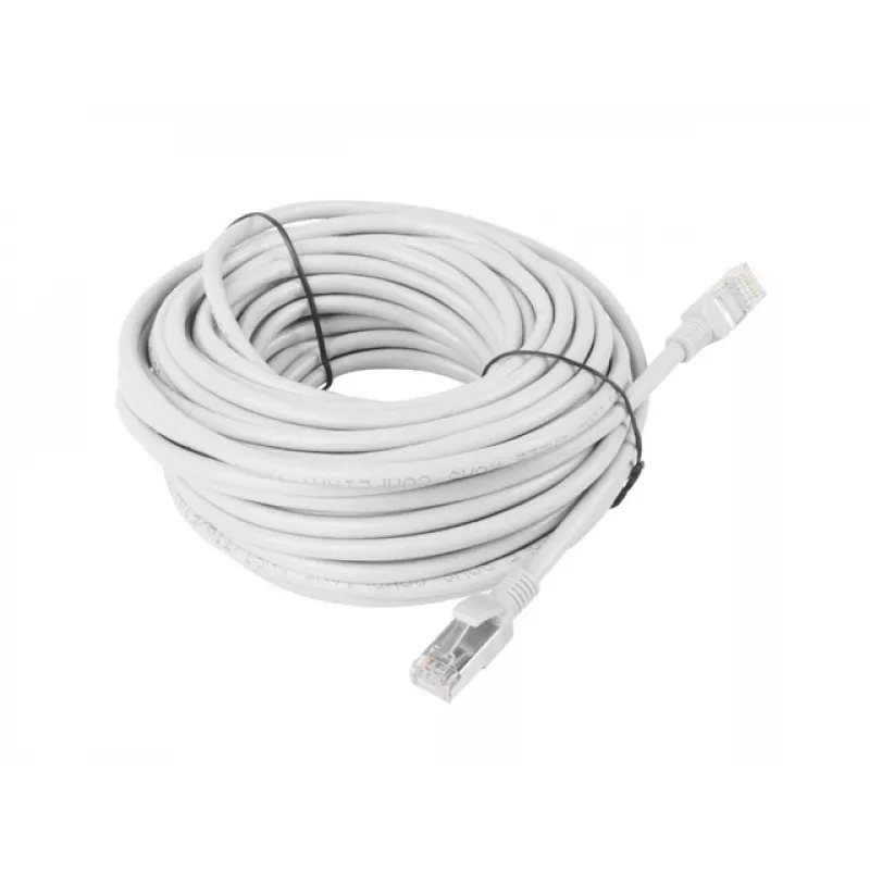 LANBERG Cat5e U/UTP RJ-45 Patchkabel PCU5-10CC-1500-S, 15 m, Grau, CCA, 26 AWG, 100 MHz