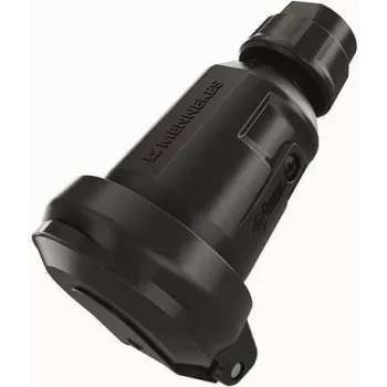 Mennekes Kupplung SCHUKO schwarz15807116A 2p+PE IP54 (158071)