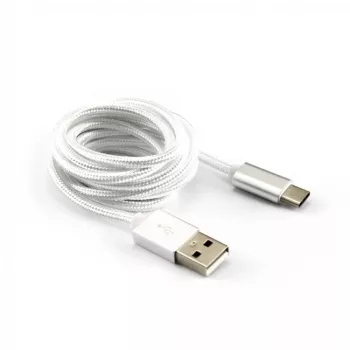 Sbox USB-TYPEC-15W USB->Type C M/M 1,5m Kokosweiß