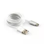 Sbox USB-TYPEC-15W USB->Type C M/M 1,5m Kokosweiß